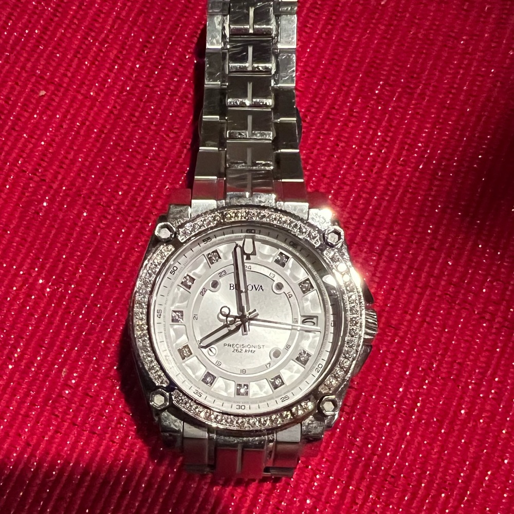 BULOVA PRECISIONIST high performance quartz, sapphire, crystal, water resistant